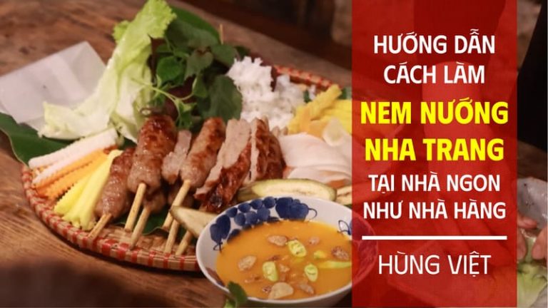 Làm nem nướng Nha Trang