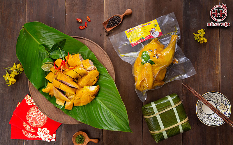 gà ủ muối hoa tiêu nửa con
