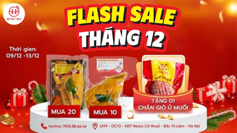 Flash Sale tháng 12