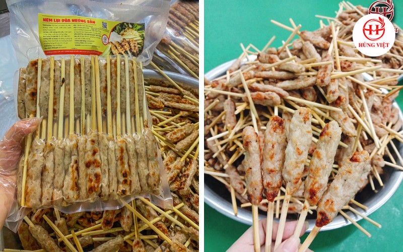 Hùng Việt Food sẵn sàng cung cấp đầu tạ, tấn nem lụi cho hàng nghìn chủ quán nem-lui-hue-6