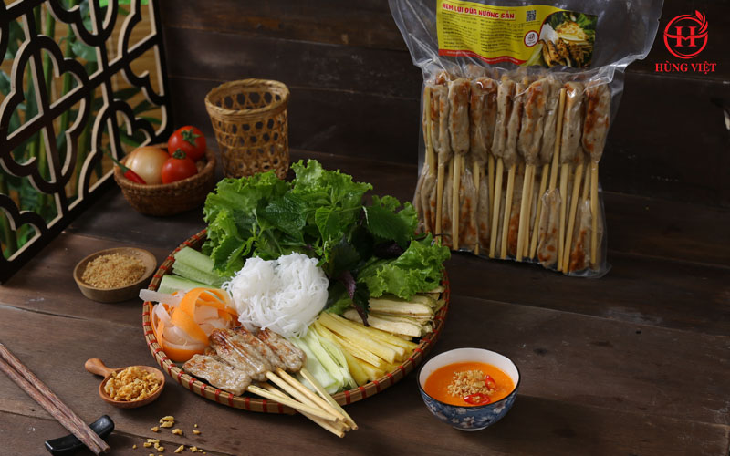 mẹt nem lụi Hùng Việt ngon thơm đậm vị