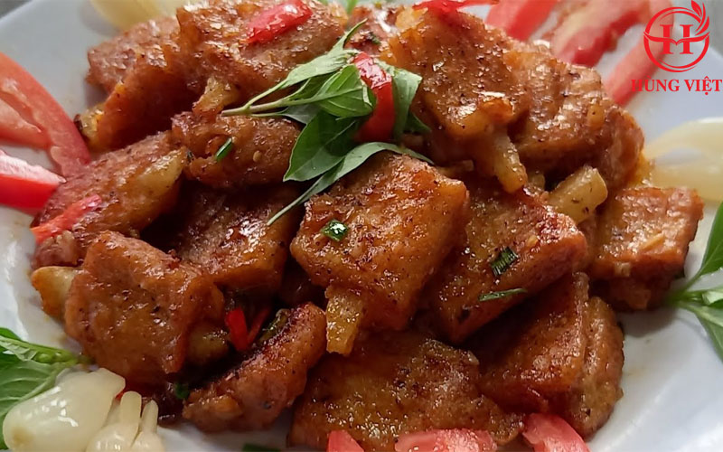 sườn non sốt rô ti hùng việt