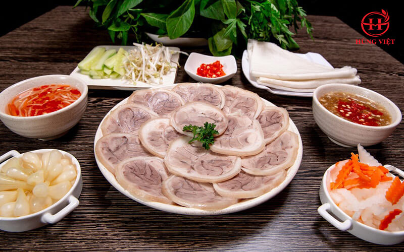 Chân giò luộc sẵn Hùng Việt5