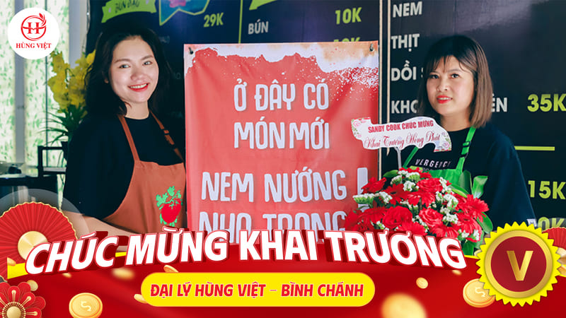 Đại lý nem nướng Hùng Việt ở Bình Chánh