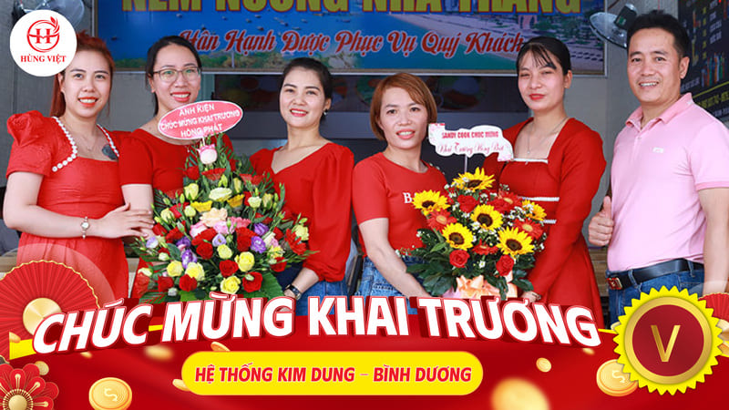 Đại lý nem nướng Nha Trang hệ thống Kim Dung khu vực Bình Dương