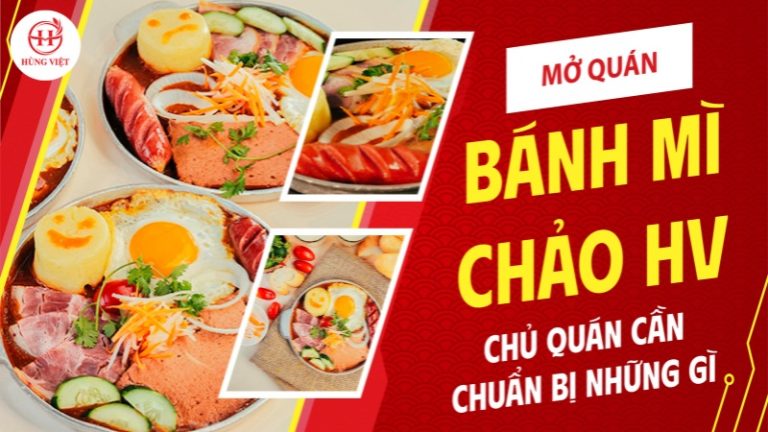 Mở quán bánh mì chảo Hùng Việt