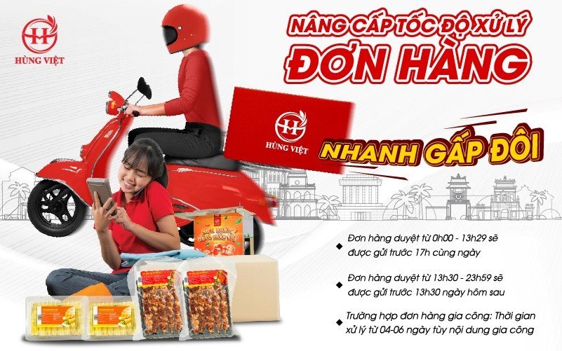 Thông báo chính sách giao hàng nhanh gấp 2 lần