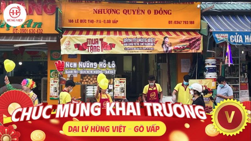 Đại lý nem nướng Hùng Việt tại Gò Vấp