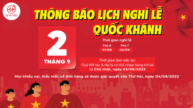 Lịch nghỉ lễ Quốc khánh