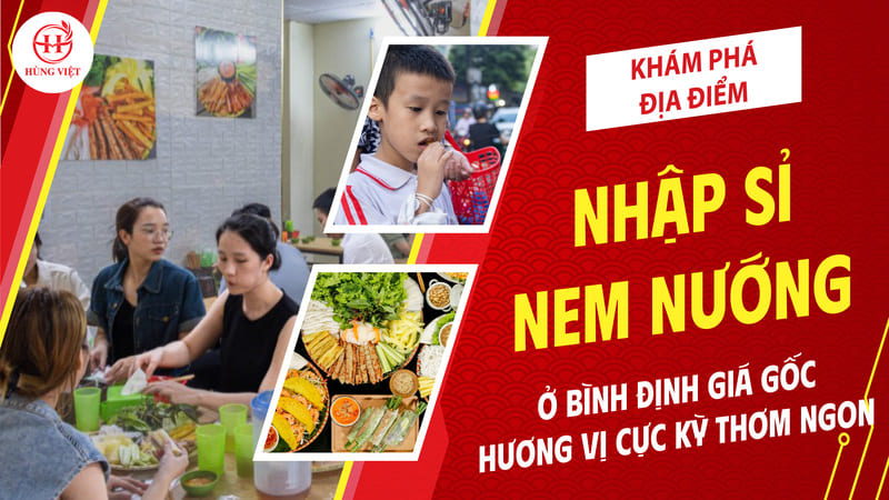 Địa điểm nhập sỉ nem nướng ở Bình Định