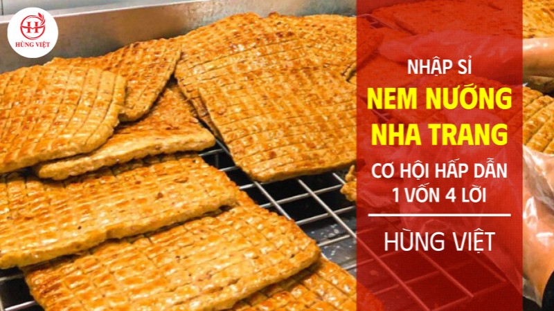 Nhập sỉ nem nướng miền Trung