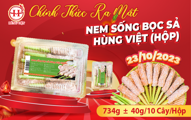Ra mắt nem sống bọc sả Hùng Việt hộp 10 que mới 23/10/2023 Nem-song-boc-sa-hung-viet-hop