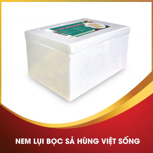 Nem lụi bọc sả Hùng Việt sống