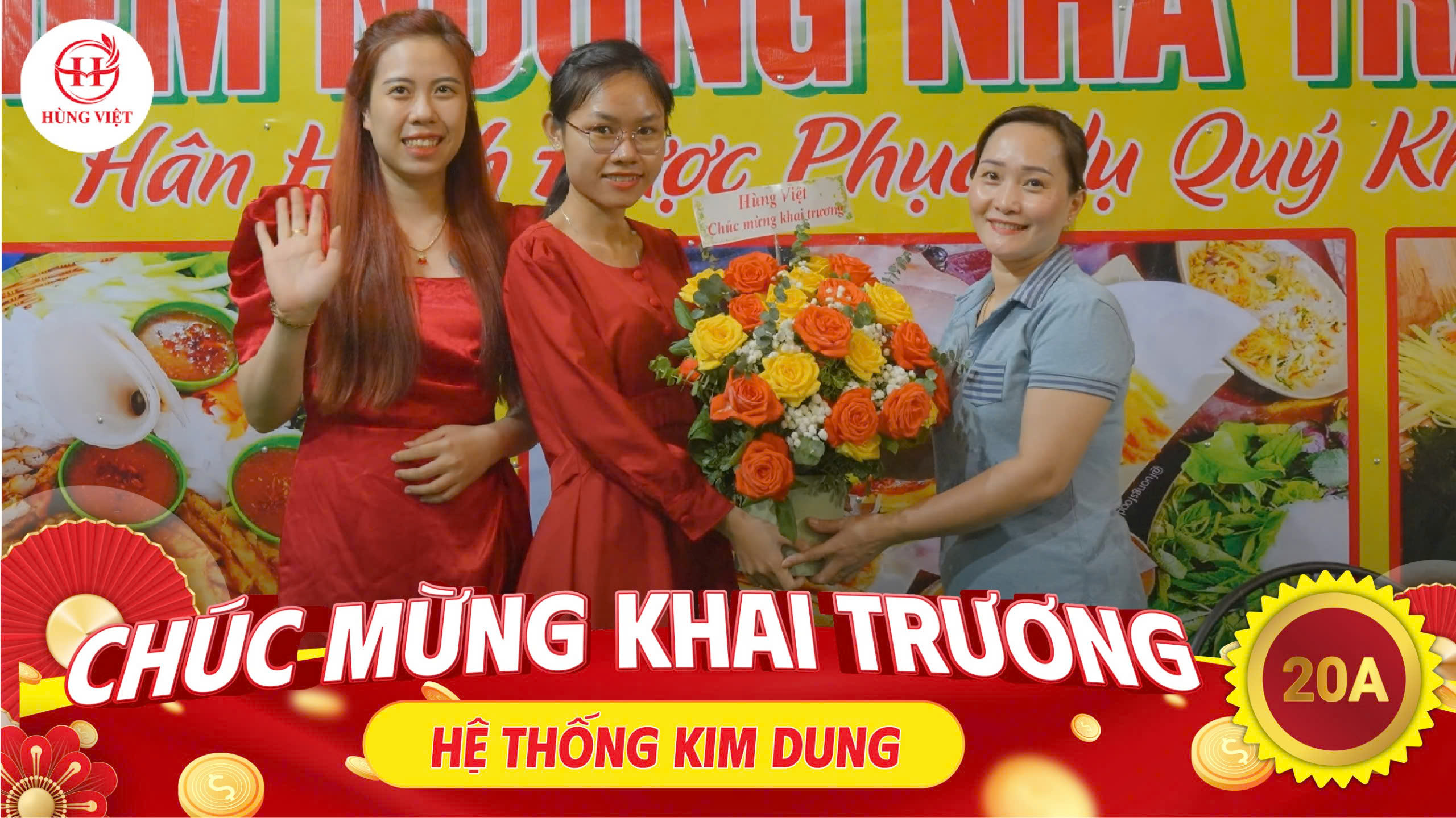 Khai trương đại lý Nem nướng Nha Trang Hùng Việt hệ thống Kim Dung chi nhánh 20A tại Bến Cát – Bình Dương