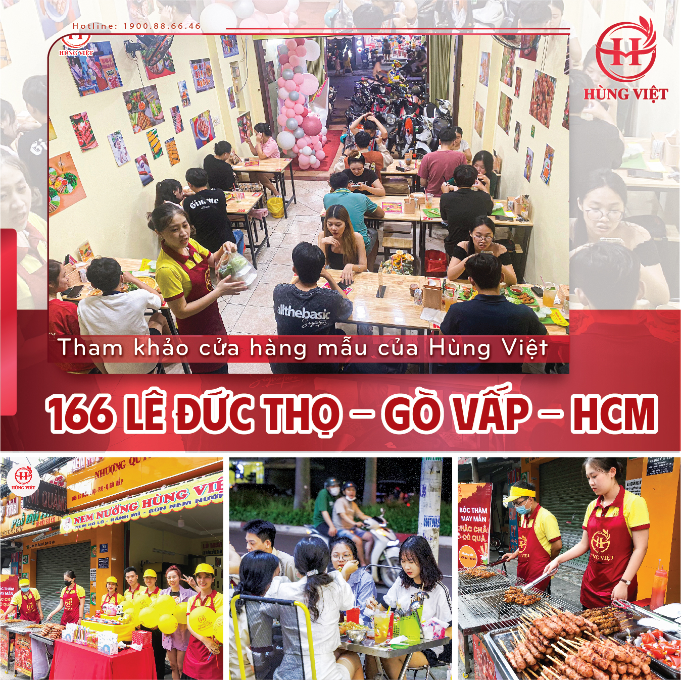 Tham khảo cửa hàng mẫu của Hùng Việt cơ sở 166 Lê Đức Thọ
