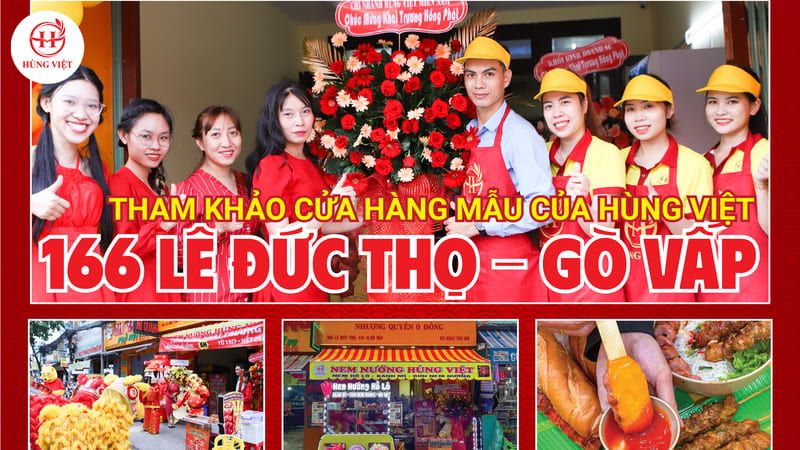 Tham khảo cửa hàng mẫu của Hùng Việt cơ sở 166 Lê Đức Thọ