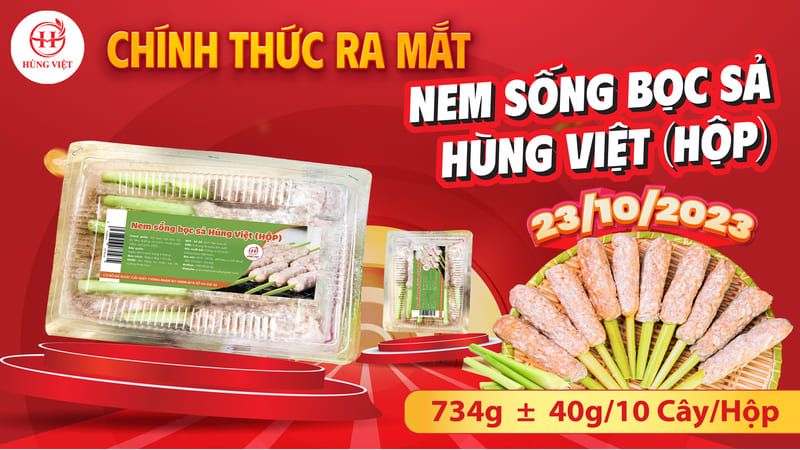 Ra mắt sản phẩm nem sống bọc sả