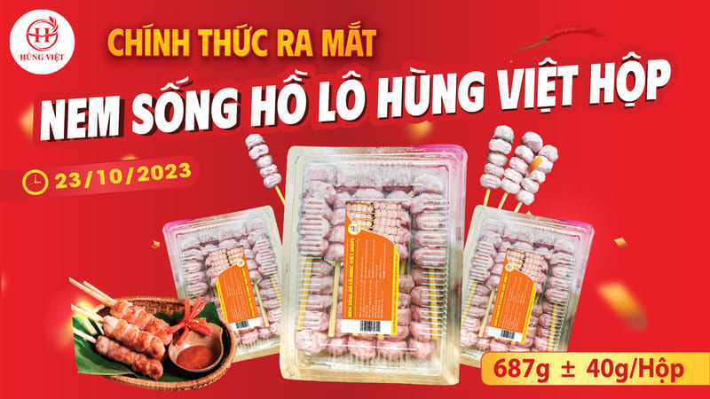 Ra mắt sản phẩm nem sống hồ lô