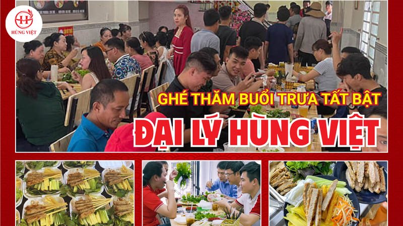 Buổi trưa tất bật của đại lý Hùng Việt 