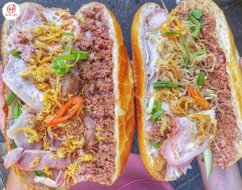 bánh mì kẹp pate