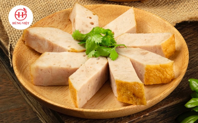 Chả mỡ Hùng Việt nóng hổi, thơm ngon sau khi hâm nóng