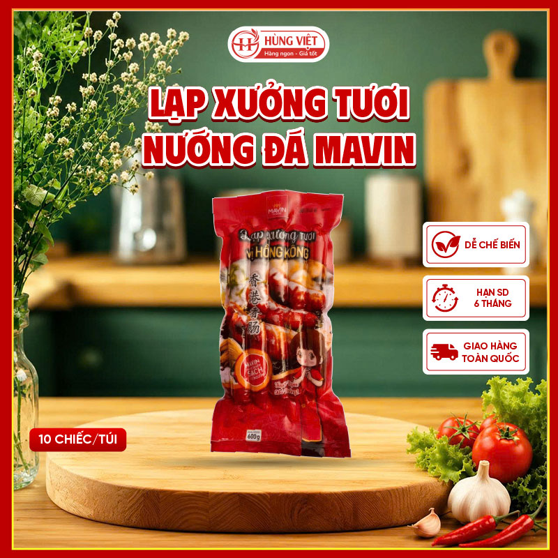Lạp xưởng tươi nướng đá Mavin