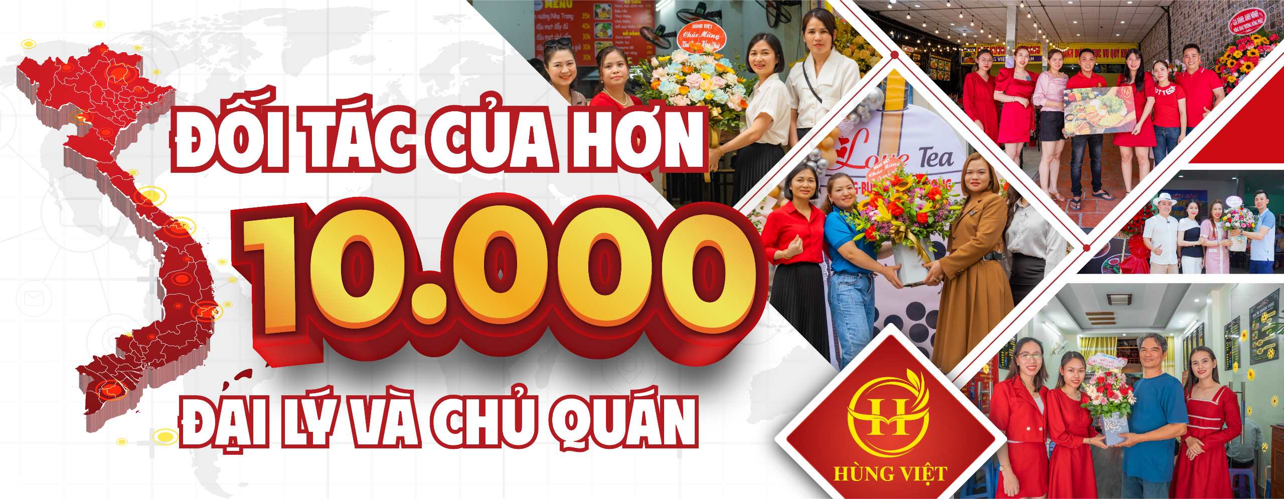 Đối tác của hơn 10000 chủ quán