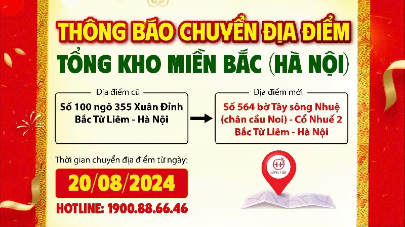 Thông báo đổi địa chỉ