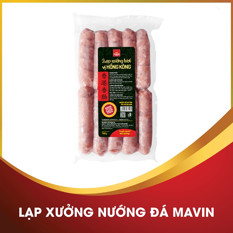 lạp xưởng nướng đá mavin