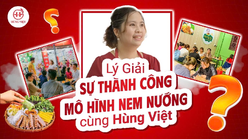 Sự thành công của mô hình Nem nướng Nha Trang