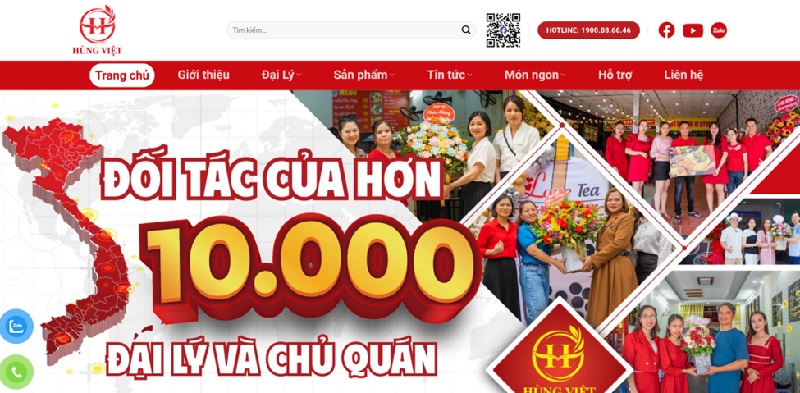 Đối tác của hơn 10000 đại lý và chủ quán