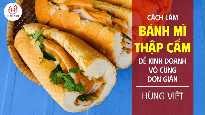 Cách làm bánh mì thập cẩm