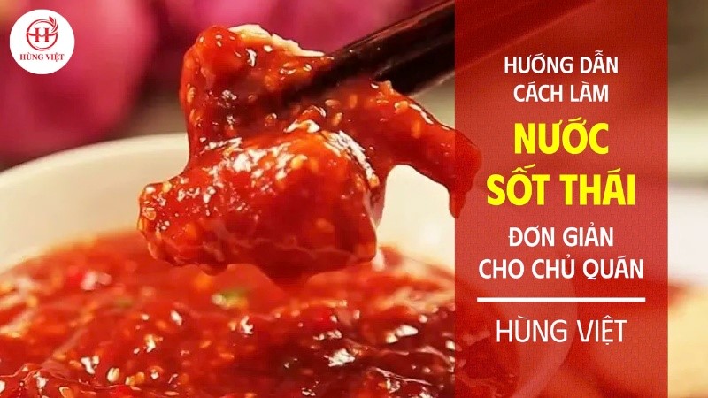 Cách làm nước sốt thái