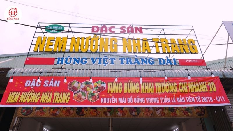 Đại lý Nem nướng Nha Trang hệ thống Kim Dung chi nhánh 20B