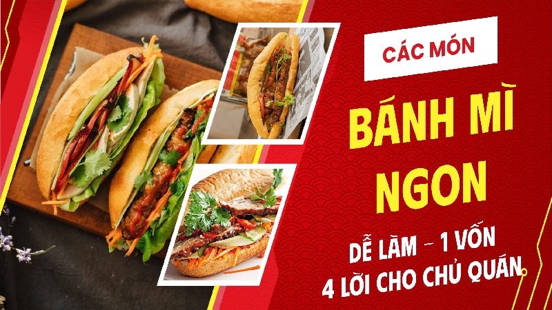 Các món bánh mì ngon dễ làm