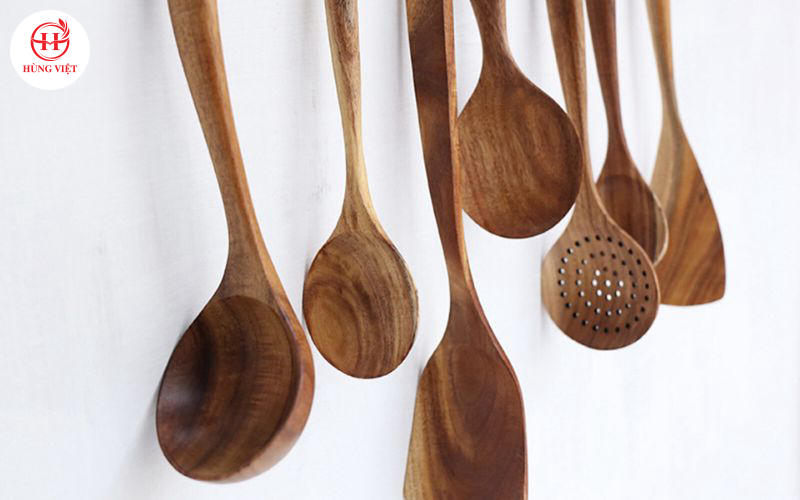 Dụng cụ nấu ăn bằng gỗ an toàn với sức khỏe người tiêu dùng. 