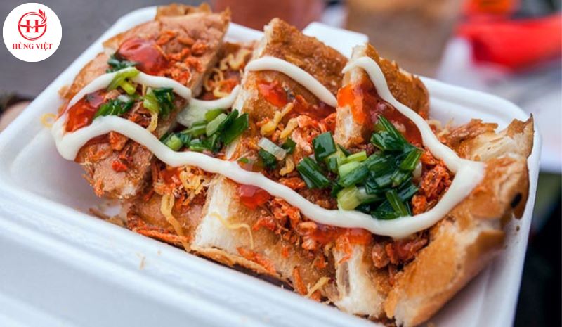 Bánh mì nướng muối ớt hấp dẫn