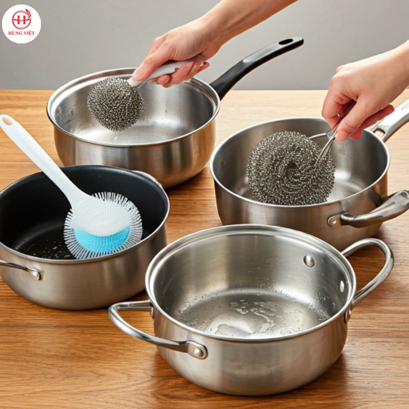 Các loại bàn chải cọ nồi
