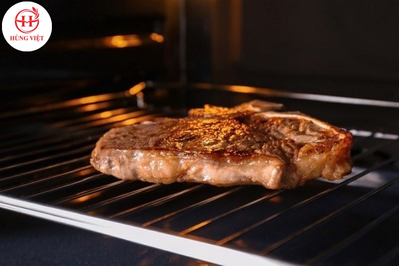 Điều chỉnh lò nướng với món thịt nướng