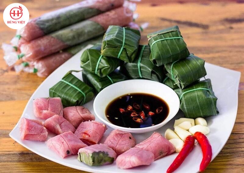 Nem chua thịt sống dai giòn