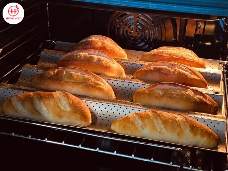 nướng bánh mì bằng lò nướng