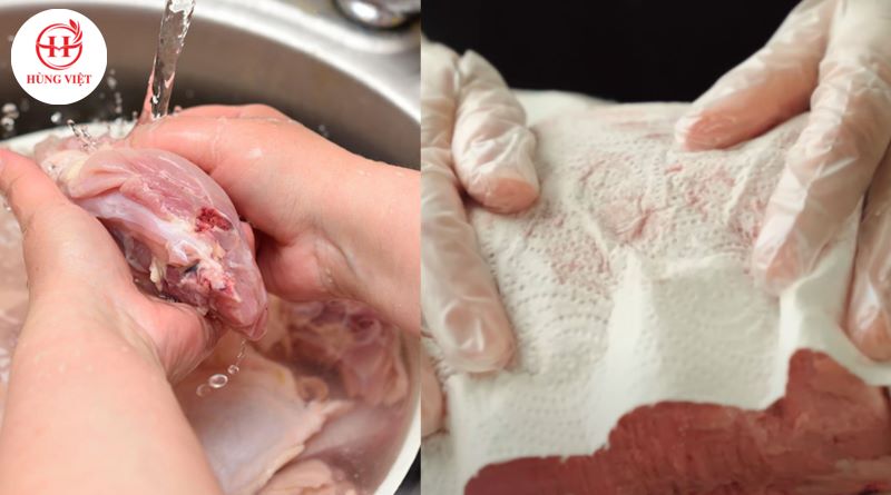 Sơ chế thịt heo