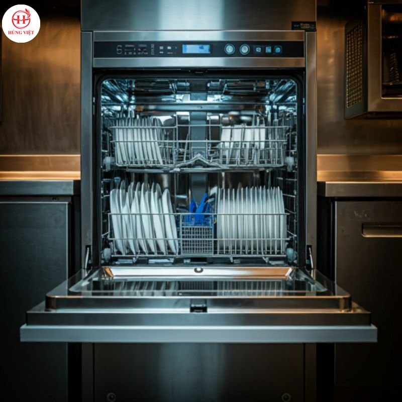 Sử dụng máy rửa bát cho quán ăn