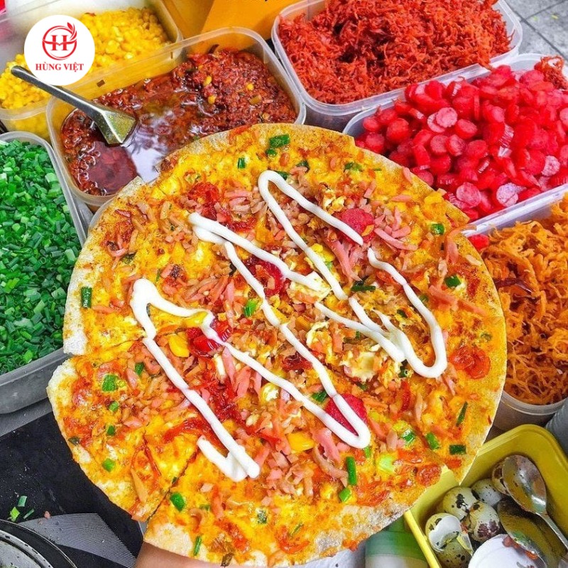 Bánh tráng nướng đầy ắp nhân, đánh bay cơn đói