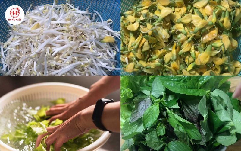 Cách làm bánh xèo bông điên điển