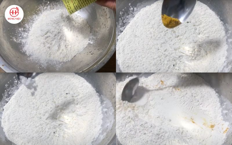 Cách làm bánh xèo bông điên điển