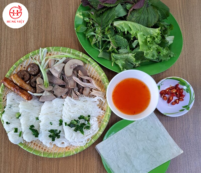 Bánh hỏi cùng dồi sụn