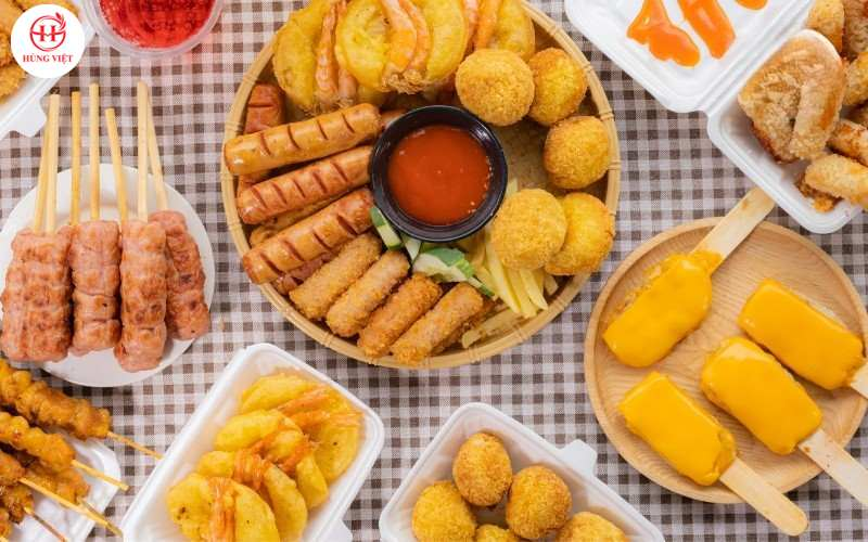 Mẹt ăn vặt thập cẩm dành cho những cô nàng hay “ ăn gì cũng được “