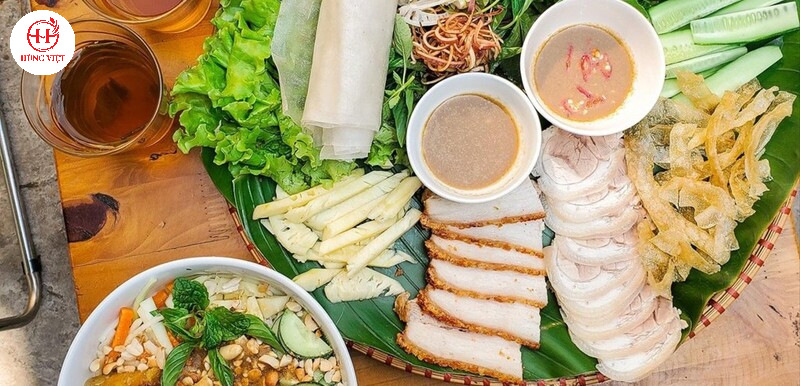 Bánh tráng cuốn thịt heo
