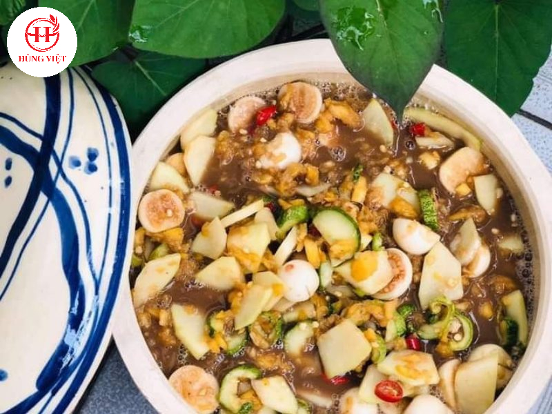 Cà pháo dầm mắm ruốc